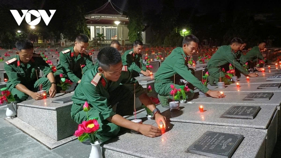 Youth nationwide light candles in tribute to fallen heroes